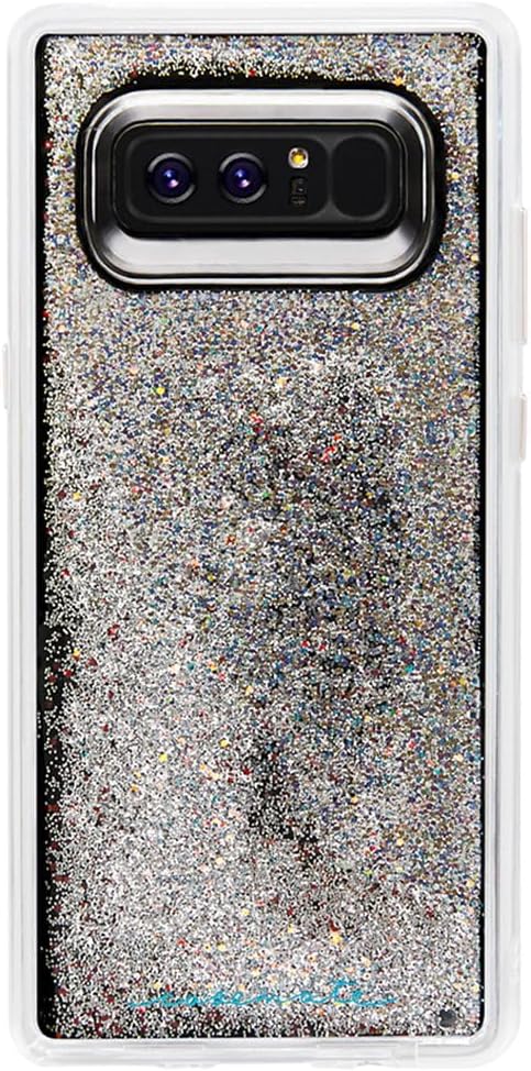 Note 8 Case by Case-Mate - WATERFALL - Iridescent Liquid Glitter - Military Drop Protection for Samsung Galaxy
