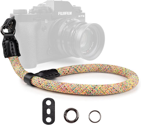 VOVMOEYA Rope Camera Wrist Strap,Camera Hand Strap Compatible with A6400 A6000 A7