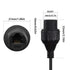 QIANRENON RJ11/RJ12 6P6C Waterproof Connector, CAT3 RJ12 Male to Female Outdoor Telephone Line Socket, IP67 Waterproof,