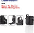 Camera Lens Case for DSLR, Compatible with Canon EF-S 18-55MM/EF 50MM F1.4, Nikon AF-S 18-55MM