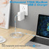 Mac Book Pro Charger - 118W USB C Fast Charger for MacBook Pro, Air, iPad Pro, Samsung Galaxy, 6.6ft Cable