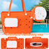 Silicone Bogg Bag Accessories Set with 2PCS Charms, Waterproof Phone Holder for Large iPhone 13/14/15 Pro Max