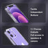 JETech Case for iPhone 12/12 Pro - 6.1-Inch Slim Shockproof Bumper Cover with 3-Way Metal Kickstand