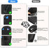ZIOZERTT 2 Packs TC77, TC70,TC70x,TC72,TC75x,TC75,MC67,M60,Handheld Scanner Holster Compatible with Zebra Barcode