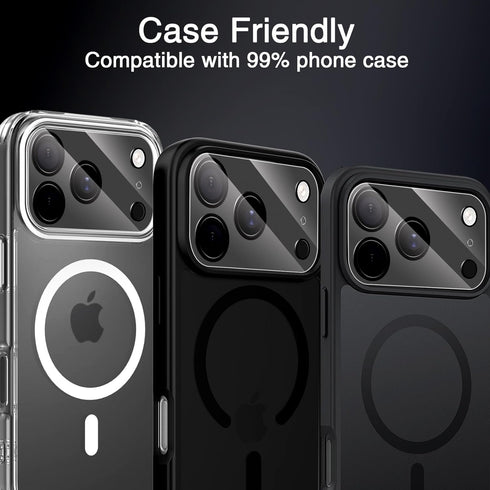 3 Pack 17 9H Wiaocit Tempered Glass Camera Lens Protector for iPhone Pro Max, Hardness, Anti-Scratch, Case Friendly