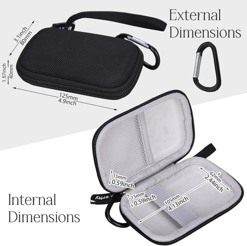 worfty H2/ F20/ M30 MP3 Carrying Case for HiFi Walker SnowSky/FiiO Echo MINI/Surfans MECHEN HiFi Music Player(Case