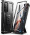 Dexnor Samsung Galaxy S22 Ultra Case, Built-in Screen Protector and Kickstand, Heavy Duty Protection