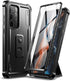 Dexnor Samsung Galaxy S22 Ultra Case, Built-in Screen Protector and Kickstand, Heavy Duty Protection