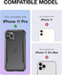 Raptic Shield for iPhone 11 Pro - Shockproof Clear Case, Military 10ft Drop Tested, Durable Aluminum Frame,