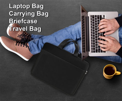 AREYLO 15.6 inch, 15" 15.6" Laptop Sleeve Case Durable Travel Laptop Bag HandBag Shockproof Protective Computer Cover