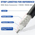 Eightwood 10pcs 50 Ohm BNC Crimp Male Connector for RG58, RG142, LMR195 Cable