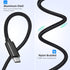 Pofesun USB C to Micro USB Cable 1FT, 3Pack Braided Fast Charging Cord Compatible with Samsung Galaxy S8, S9, Pixel