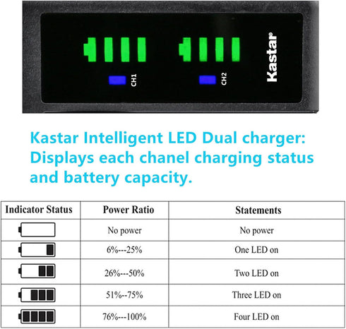 Kastar 2-Pack BP-950G Pro Battery and LTD2 USB Charger - Compatible with Canon XL-1, XL-2, and More