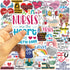 Cetagi 50 Pcs Health Care Stickers Doctor Nurse Sticker Medical Science Equipment Waterproof PVC Decal Human Body
