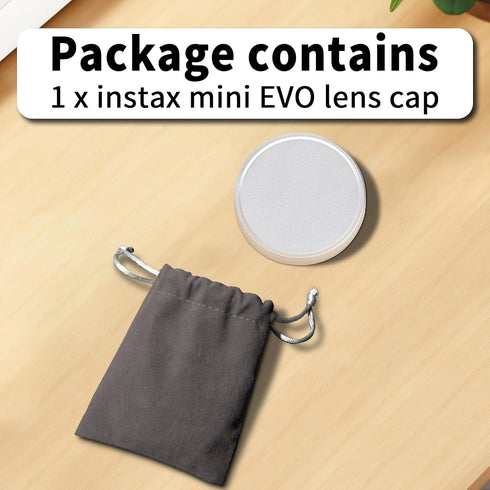 Lens Cap Cover for Fujifilm Instax Mini EVO, Anti-Scratches Aluminum Accessories