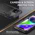 Beasyjoy iPhone 14 Case Waterproof, Heavy Duty Metal Full Body Protective Case with Built-in Screen Protector, Military
