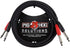 Dual 1/4" Mono (Male) Cable, 6 Feet by Pig Hog PD-21406