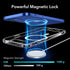 ESR Scratch-Resistant iPhone 12 Case Compatible with MagSafe, Grippy Frame, Magnetic, Clear Sidekick Hybrid Case