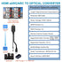 192KHz 3.4ft/1.05m Dolby/DTS 5.1 HDMI eARC/ARC to Optical Audio Converter for TV to Soundbar, Plug & Play eARC