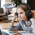 Kids Headphones Bluetooth 5.3 Wireless 60H Play Time Volume Limit 85/110dB Over Ear Foldable Protection Headset/Wired AUX Cord Mic for Child Boy Girl Travel School Phone Pad Tablet Black