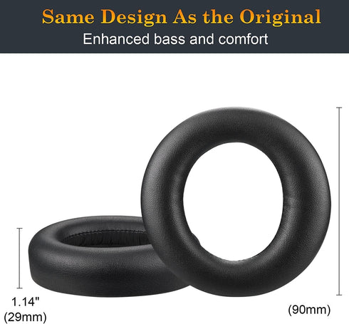 SOULWIT Replacement Earpads for Sony New Gold Wireless Playstation PS4 (2018 Version) Headset, High-Density Foam