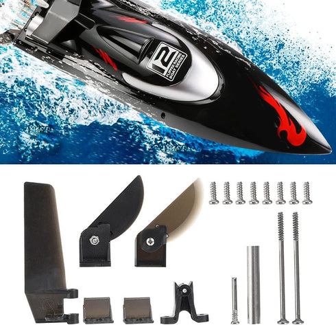 Voluxe FT012, FT012 Tail Rudder Parts for Steering Tail Rudder Parts, Steering Vane Tail Rudder Boat Parts Toy Boat