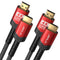 JSAUX 4K Long HDMI Cable 2 Pack 15ft, 18Gbps High Speed HDMI