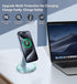 Magnetic Wireless Charger Stand 15W Fast Mag-Safe Charger for iPhone 15/14/13/12 Series with Sleep-Friendly Light for