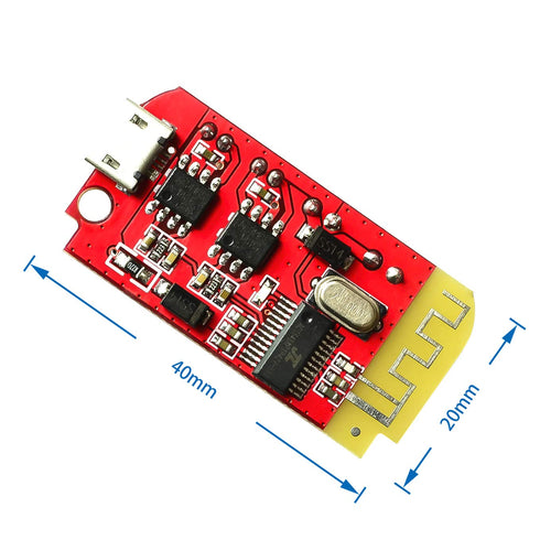 HiLetgo 2pcs CT14 Stereo Bluetooth Amplifier Board, 5V AMP F Class 5W+5W Module with Charging Port for Speaker DIY