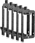 Brush Wall Plate Decora Style, Cable Pass Through Insert for Wires, Single Gang Cable Access Strap