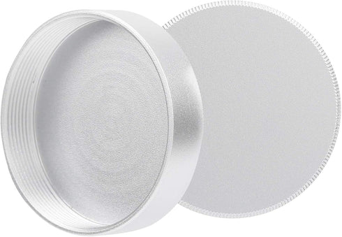 Lens Rear for M39 Mount Camera, Portable Metal Protective Cover, Aluminum Alloy, 2 Packs