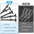 100 Pcs Nylon Universal Cable Tie Buckle - New T Multifunctional Nylon Zip Ties With Pin & Button Design Plastic Cable