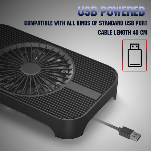 Network Devices Cooling Solution USB Fan, 5V USB Quiet Fan with 65.8CFM Airflow for Router TV Receiver Cooling