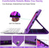iPad Mini 6 Keyboard Case 2021: Boriyuan Detachable Wireless Bluetooth Keyboard Slim Folio Smart Cover, Purple