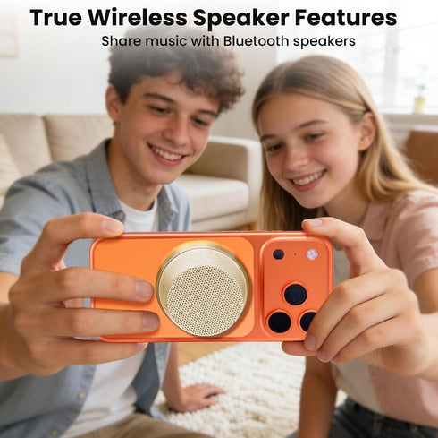GOKINDOR Birthday Gifts for Men Who Have Everything Bluetooth Speakers Phone Stand, Portable Magnetic Speaker