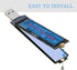 RIITOP M.2 to USB Adapter, NVMe to USB 3.1 Reader Card for NVMe (PCI-e) M Key & (B+M Key SATA) NGFF SSD