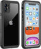 iPhone 11 Waterproof Case with Screen Protector, Full Body Shockproof Dustproof Heavy Duty IP68 Case (Black)