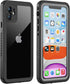 iPhone 11 Waterproof Case with Screen Protector, Full Body Shockproof Dustproof Heavy Duty IP68 Case (Black)