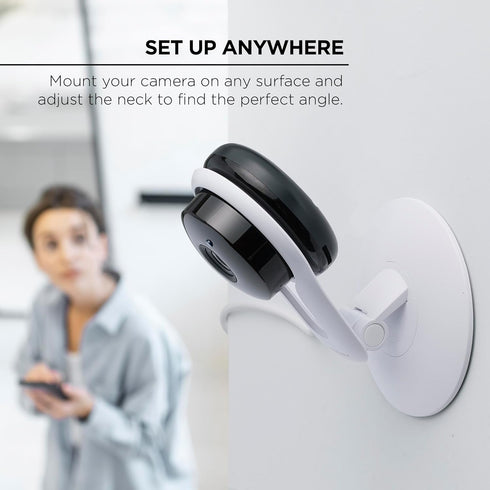 Indoor Camera, 1080p HD Home Security Camera with Two-Way Audio, Motion Detection, Night Vision, Compatible with Alexa