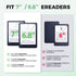 EJU 7"/6.8" 11th/12th 2024,Retro 2025 Green Embossed Case Compatible with Kindle Paperwhite Gen,Colorsoft Signature