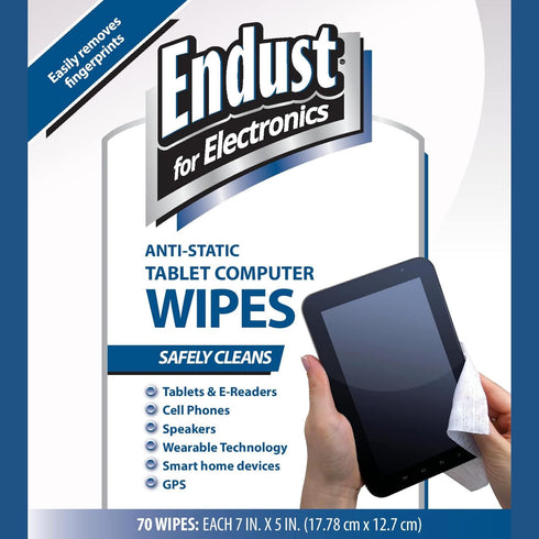 Endust For Electronics Screen Cleaner Wipes, 140 Count (Pack of 2), Pre-Moistened, Alcohol & Ammonia Free