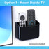 TotalMount Universal Remote Control Holder, Attaches to Wall or Back of TV, Compatible with All TV Remotes, Large Two