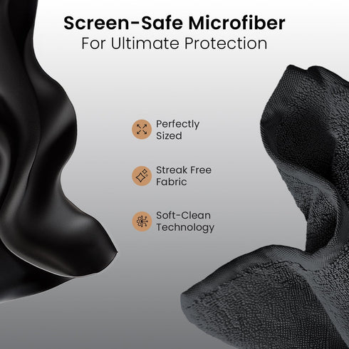 EVEO 2 (2oz) Screen Cleaner Spray and Wipe - TV screen cleaner spray and Microfiber cloths, Computer Screen Cleaner, TV