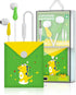 QearFun Dinosaur Style Earbuds for Kids, Wired Heavy Bass Headphones with Microphone, Noise Isolating Gifts for School