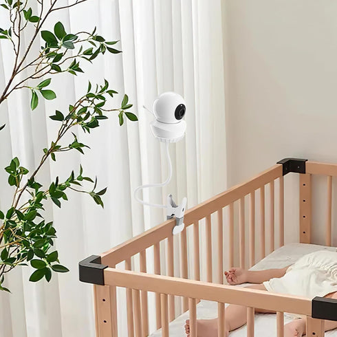 honecumi S2/V43 360 Baby Monitor Mount Compatible with Babysense HD Baby Camera, Flexible Gooseneck Crib Clamp Mount