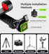 YZNT 2 1/4" 360Rotation 180Tilt Phone Tripod Mount, Universal Smartphone Holder with Cold Shoe Mount Adapter