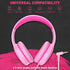 U2 Wired Headphones for Kids, Lightweight Portable On-Ear Youth Headphones for School, Travel, Compatible with Tablets