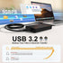 6FT, USB3.0 /3A USB to USB Cable Male to Male A to A USBA to USBA, USB-A to USB-A,Double Sided Data Transfer Charging
