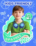 iClever Kids Headphones with Cord, 85dBA Safe Volume Wired Headphones, Over Ear for School, Boys, Girls, Travel
