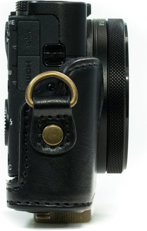 Ever Ready Leather Camera Case Compatible with Sony Cyber-Shot DSC-RX100 VI, DSC-RX100 V, DSC-RX100 IV, DSC-RX100 III